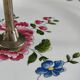 Two-tier porcelain cake stand