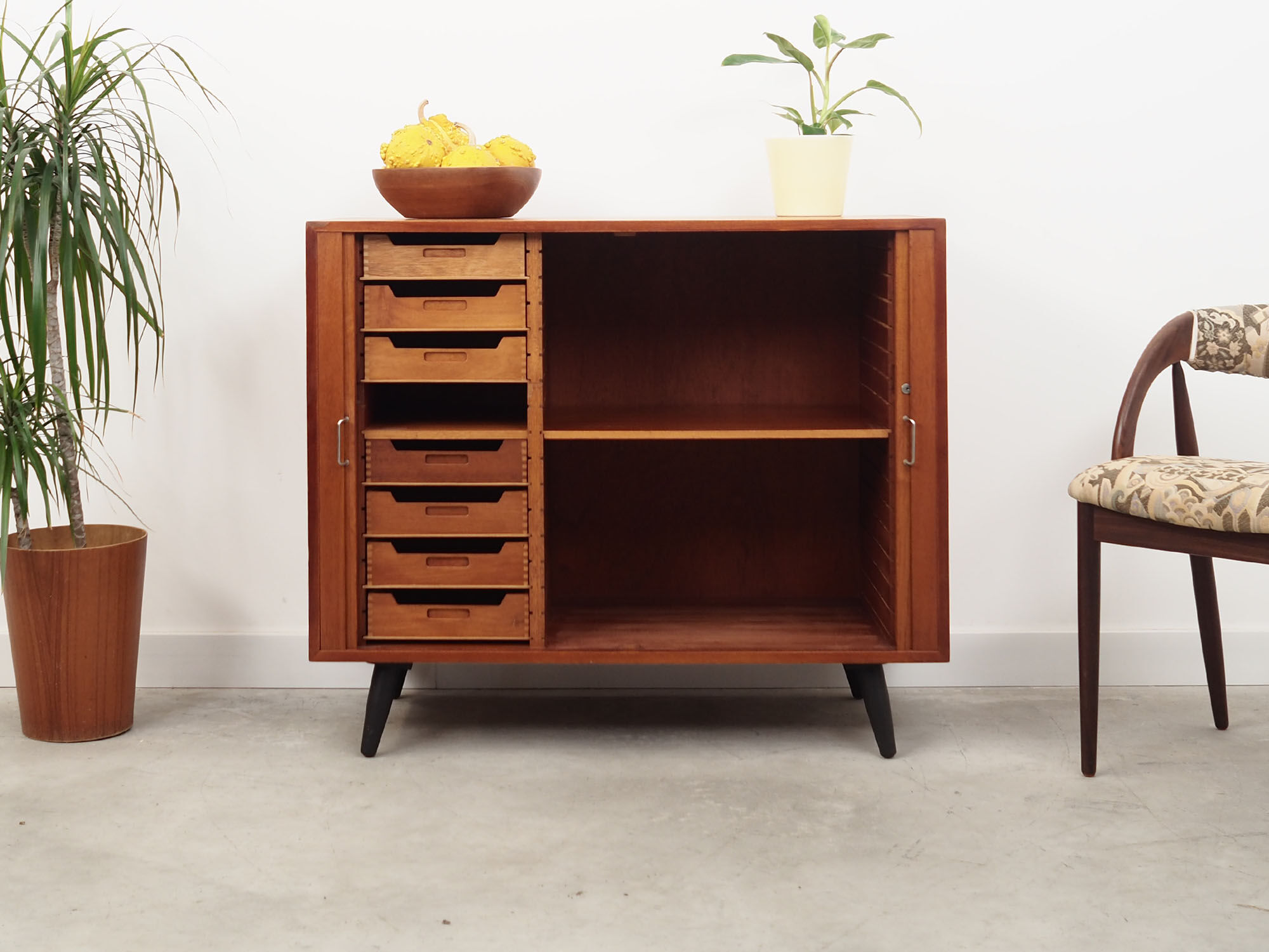 Teak cabinet, Danish design, 1970s, production: Denmark