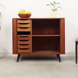 Teak cabinet, Danish design, 1970s, production: Denmark