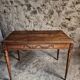 French antique writing desk in walnut, Louis XVI style, late 19th century, circa 1880–1900.