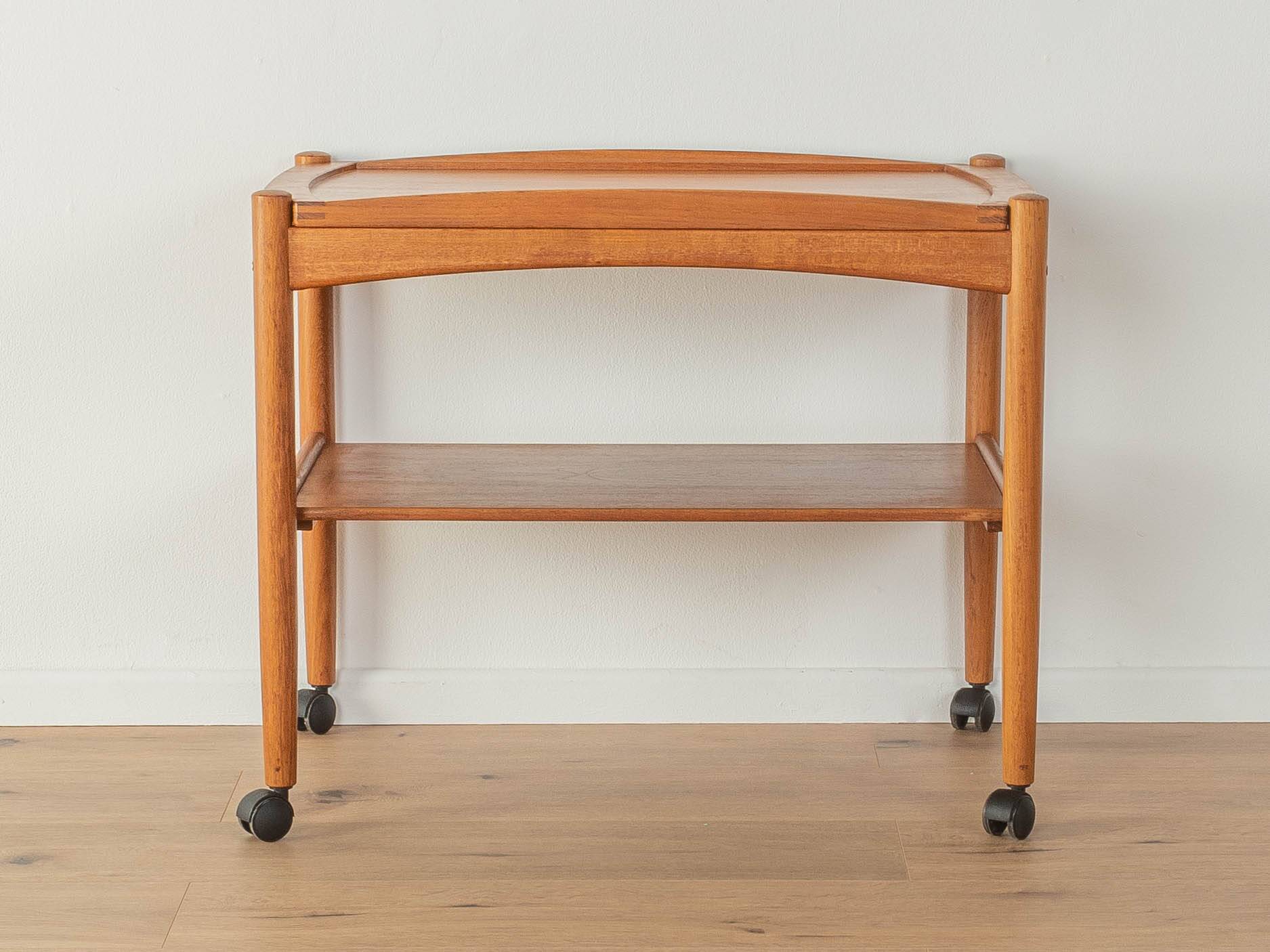 1960s serving trolley, Poul Hundevad, vintage
