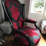 Armchair voltaire fabric Guild