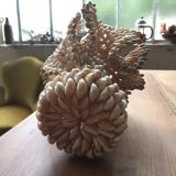 Old shell vase
