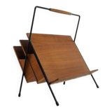 Magazine rack wood + metal