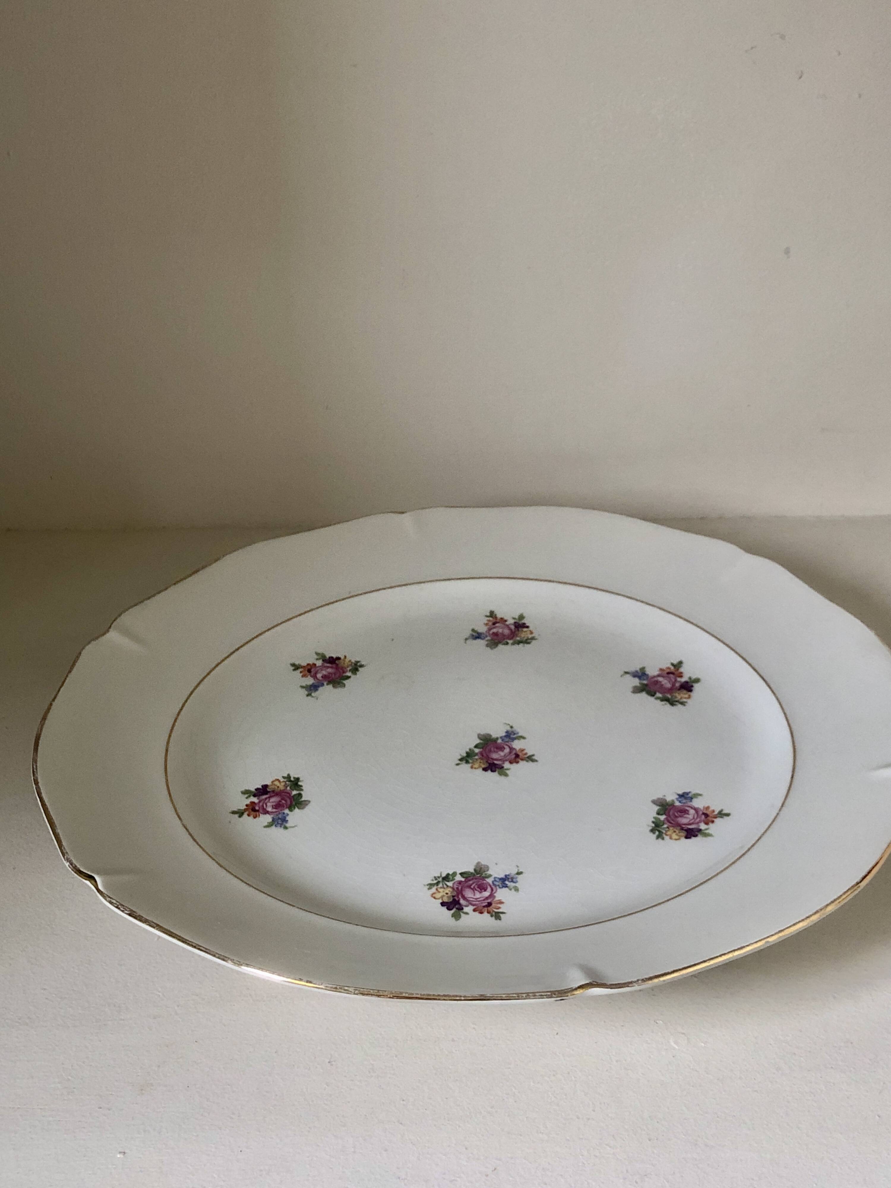 Céranord porcelain presentation plate