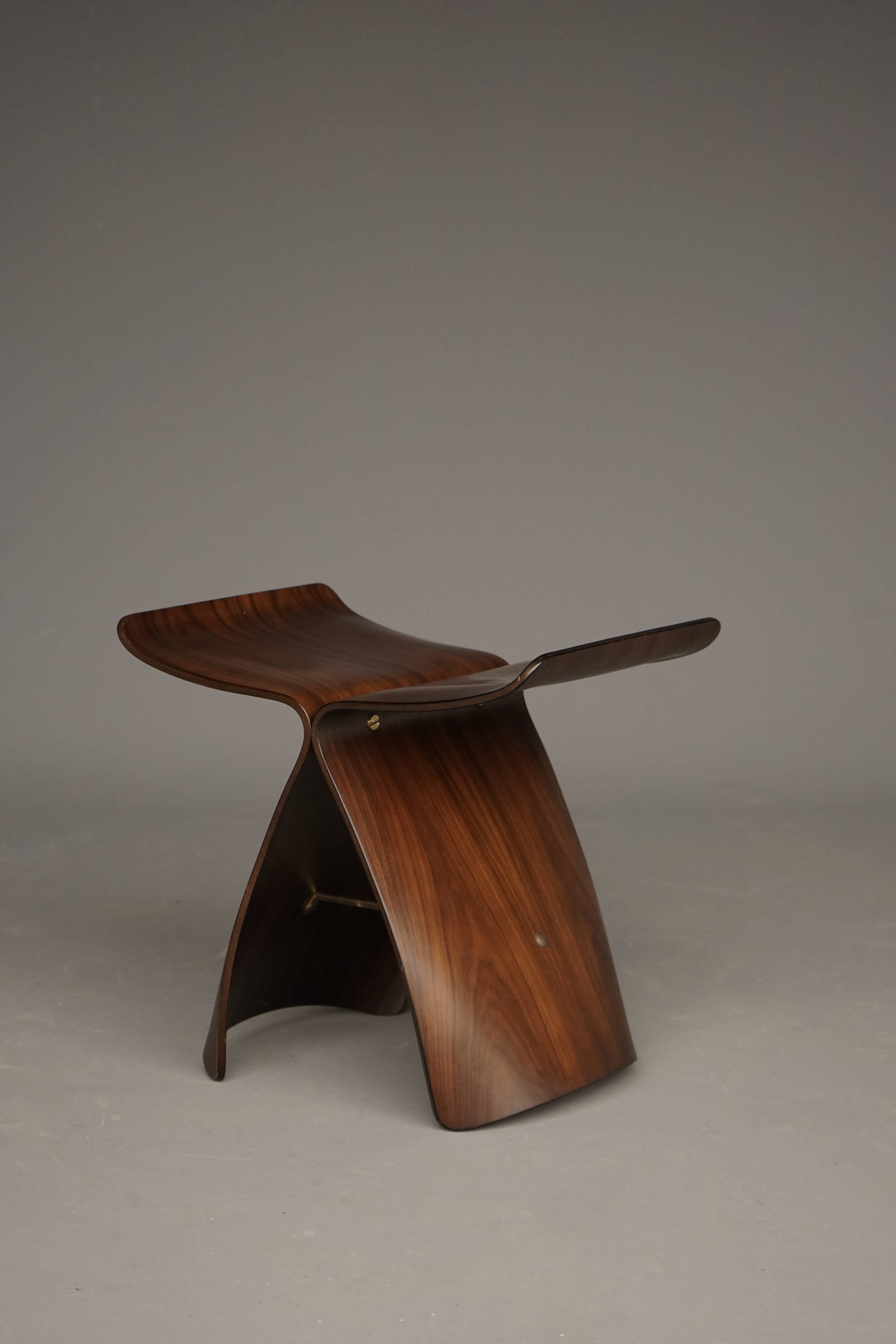 Plywood Butterfly Stool by Yori Yanagi for Tendo Mokko, 1970s