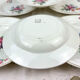 6 hollow plates iron earth salins model "anny" floral pattern