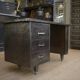 Bureau en métal industriel 1950