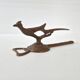 VINTAGE 1950 NUTCRACKER IN BRASS BIRD SHAPE 50S 1950S