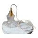 Suspension baladeuse vintage en verre