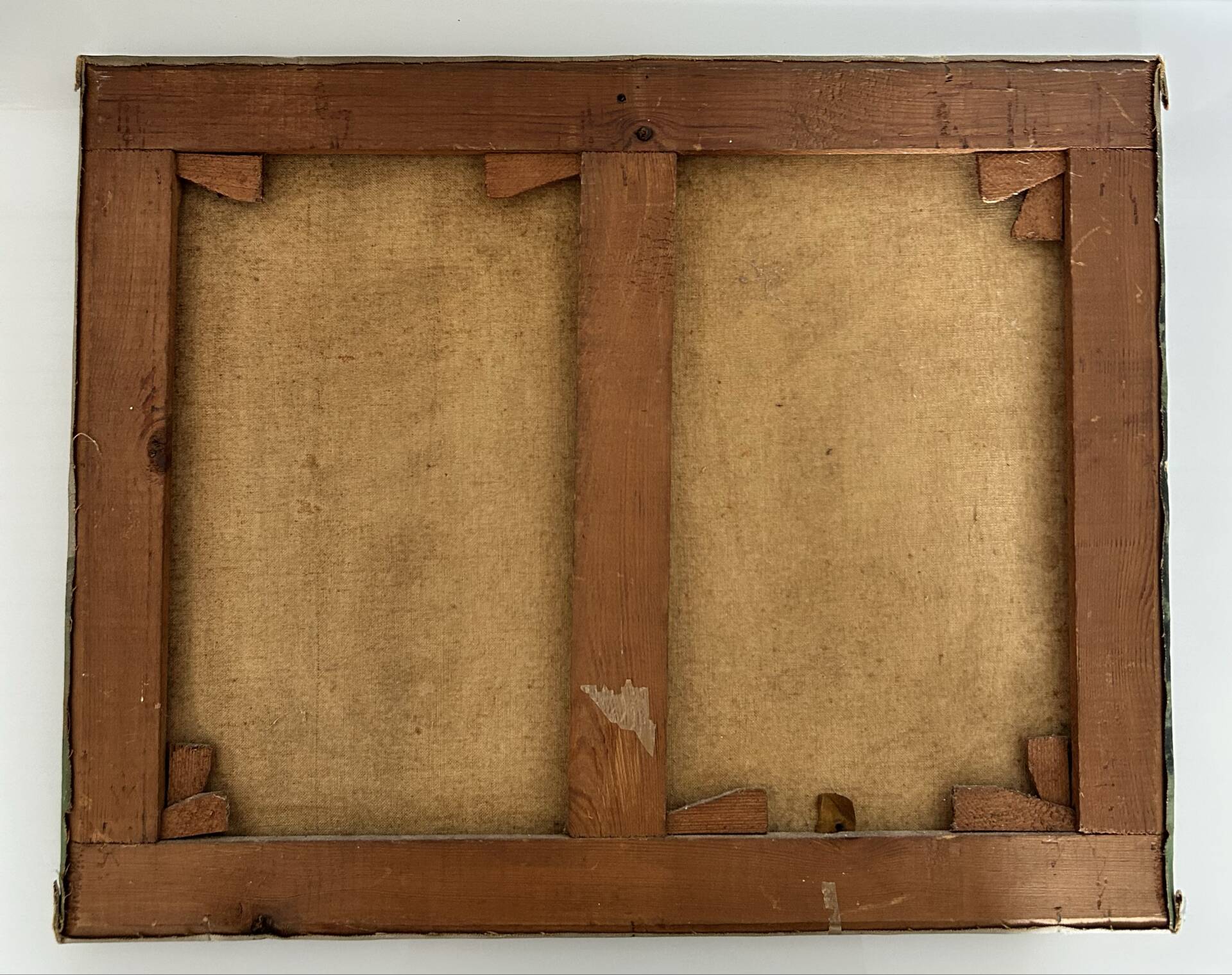 Antique painting signed H. Bauffay 1943