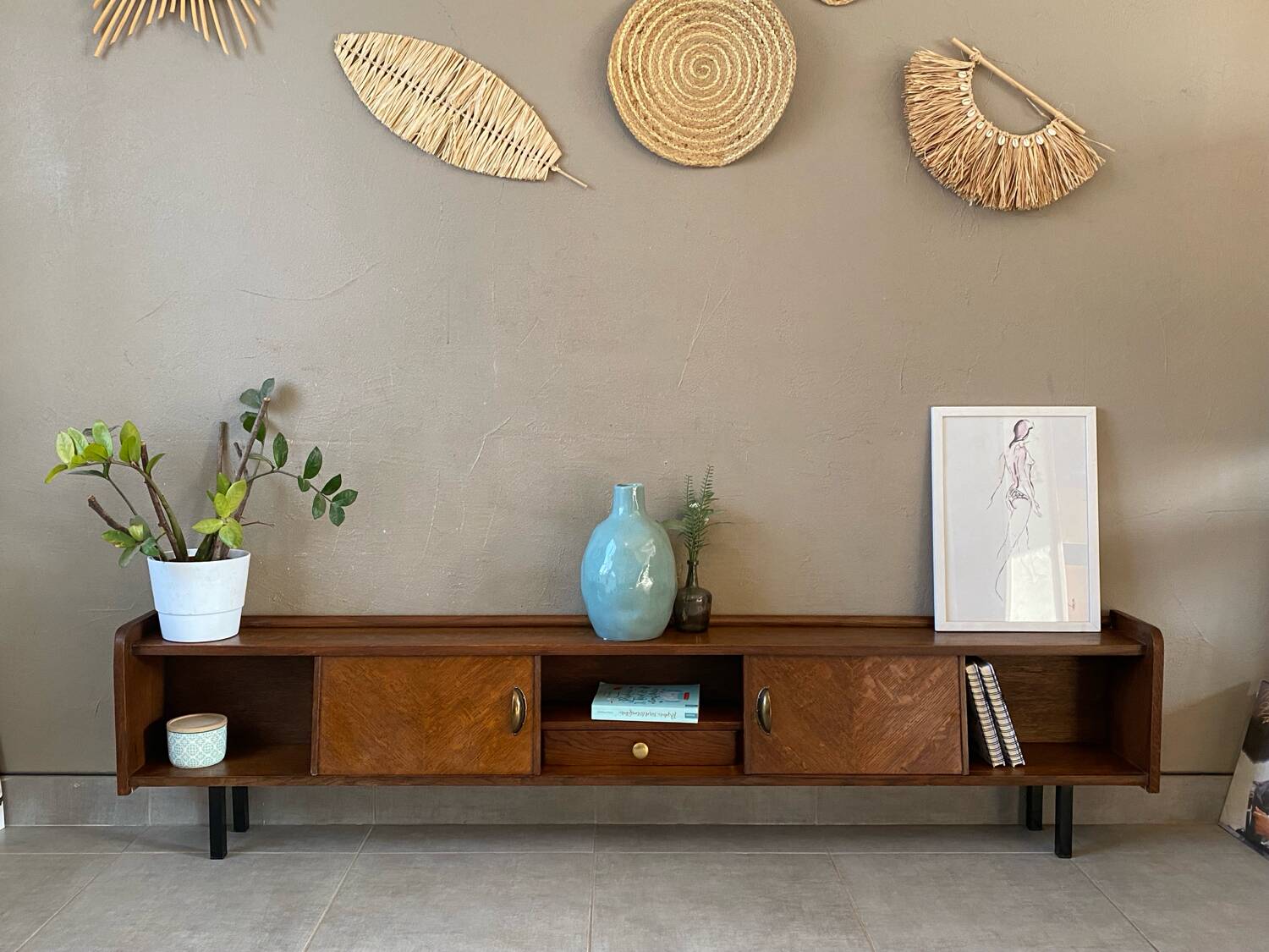 Vintage 50s sideboard (shallow)