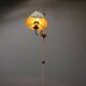 Lampadaire en métal et laiton, Allemagne 1970