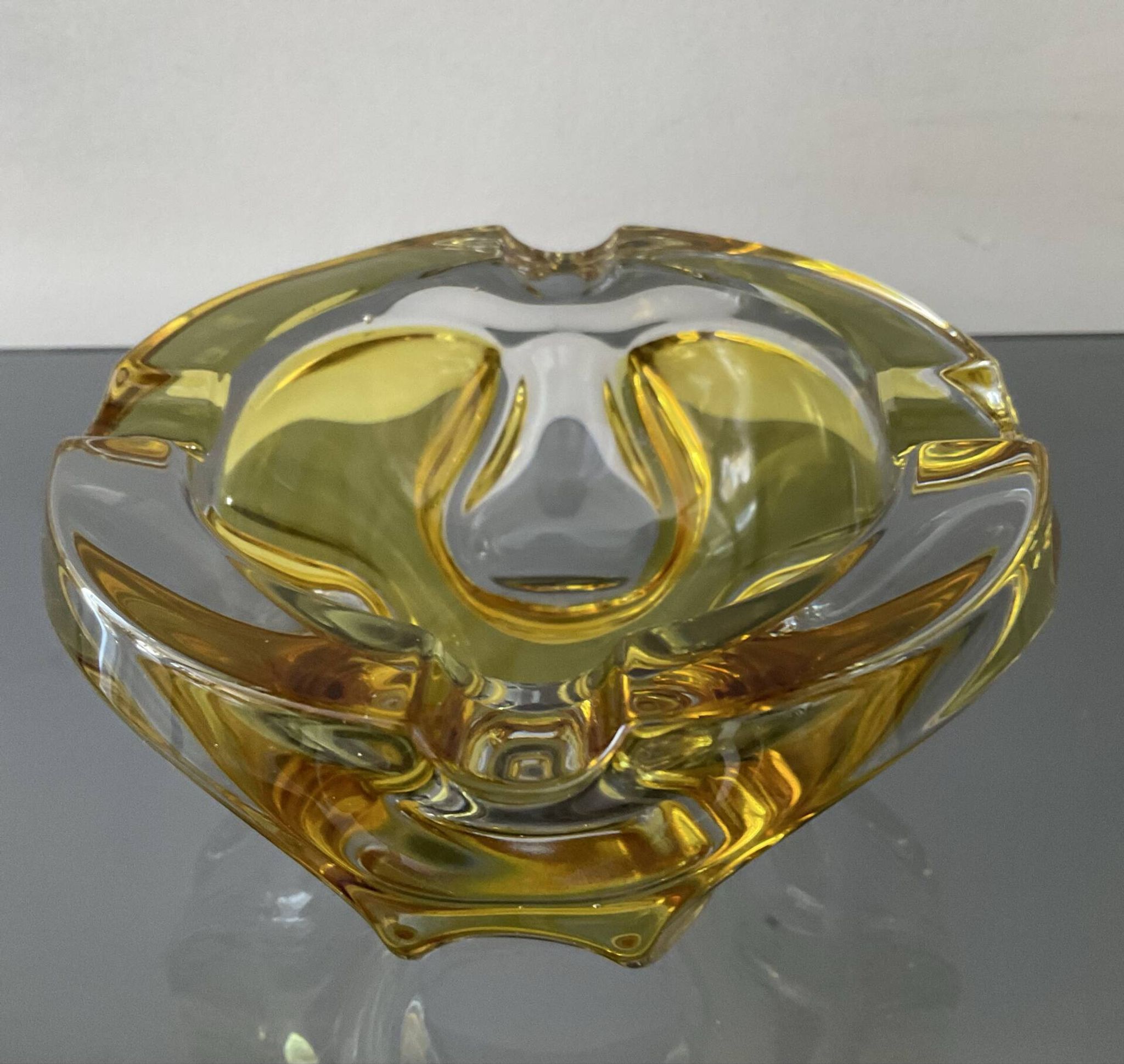 Vintage glass vide poche from Murano, 1970s.