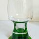 Four vintage XXL crystal glasses