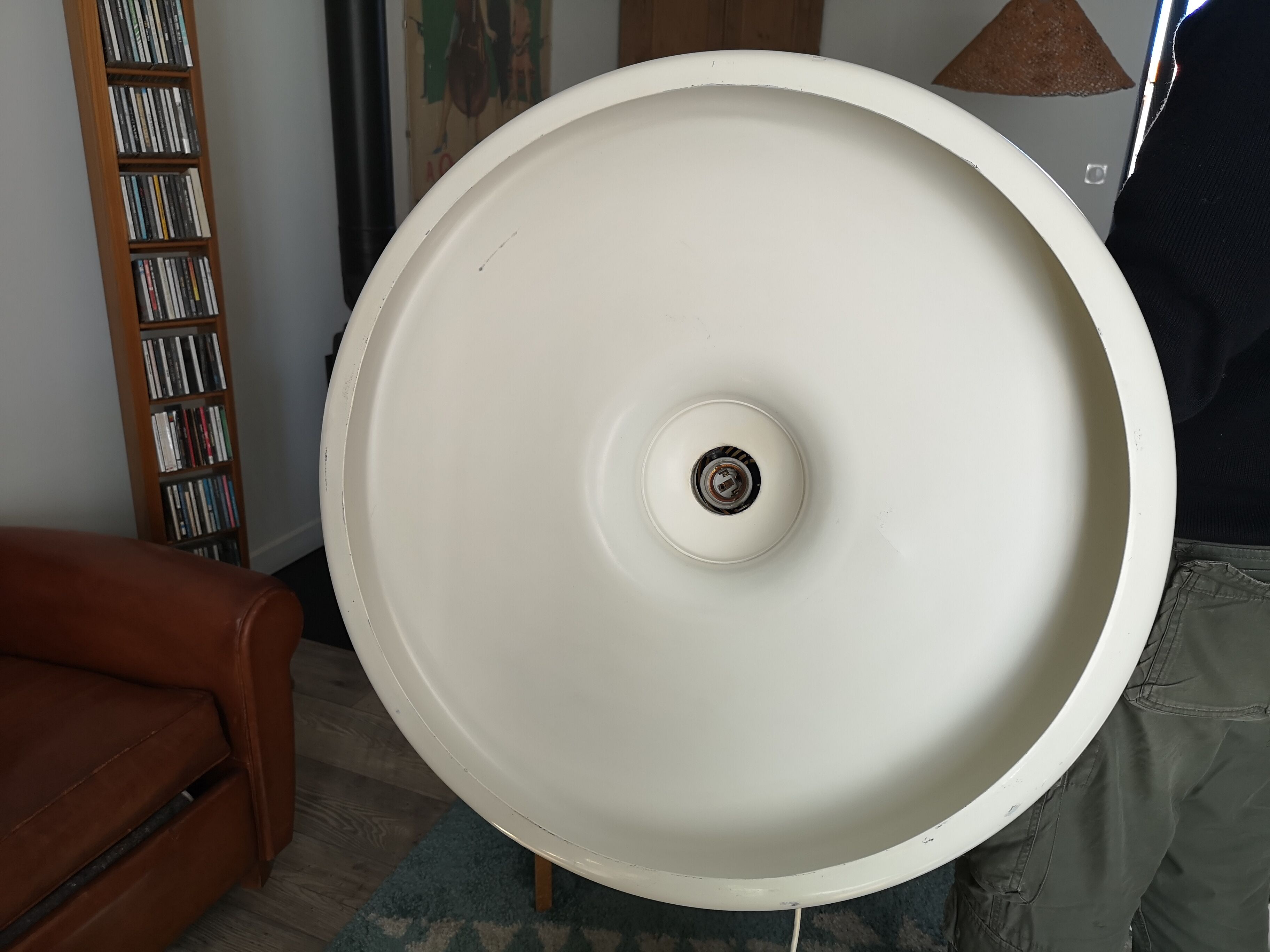 White Lita hanging 60 cm