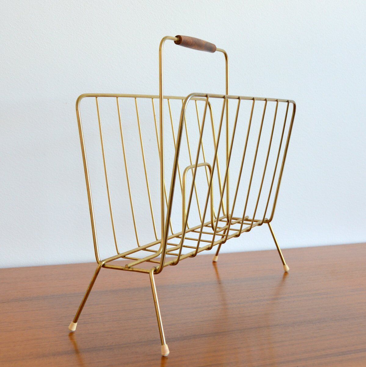Scandinavian magazine holder 1950s