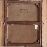 HST painting "Composition with roses" 19th/20th century with frame