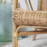 Children's armchair in rattan