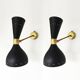 Pair of Italian design wall lights from the 1950s