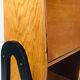 Vintage secretary with compass foot, France 1950's