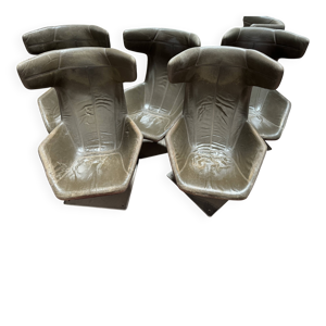 fauteuil cuir moroso - pivotant