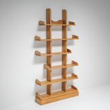 1970s oak shelf