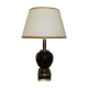 Table lamp neoclassical porcelain brass lacquer circa 1970