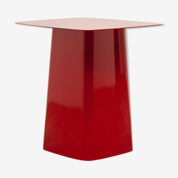 Table basse rouge Vitra metal side table