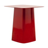 Red coffee table Vitra metal side table