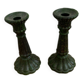 Bougeoir en verre