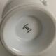 Antique white porcelain coffee pot from Limoges