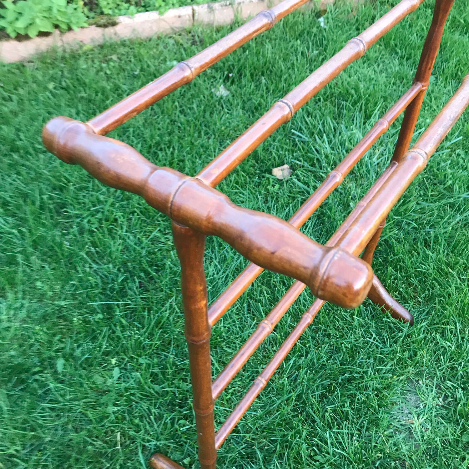 Porte Serviettes Ancient En Bois