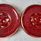 Set of bottle coasters and art deco flat 30s