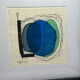 Original Abstract Drawing Framed 33x33 cm