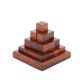 Wooden pyramid paperweight, 1970s