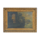 Oil on canvas Architectural landscape