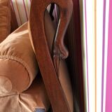 Empire-style swan neck bed