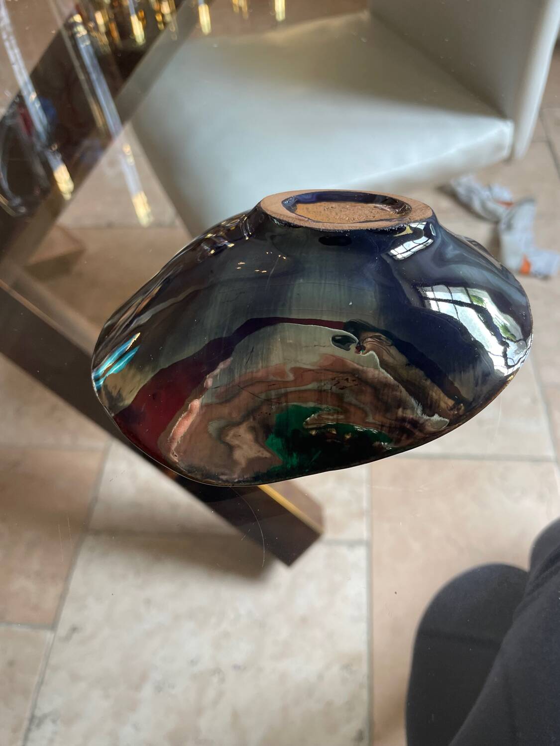 Rambervilliers Sandstone Ashtray