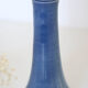 Blue ceramic candle holder, vintage