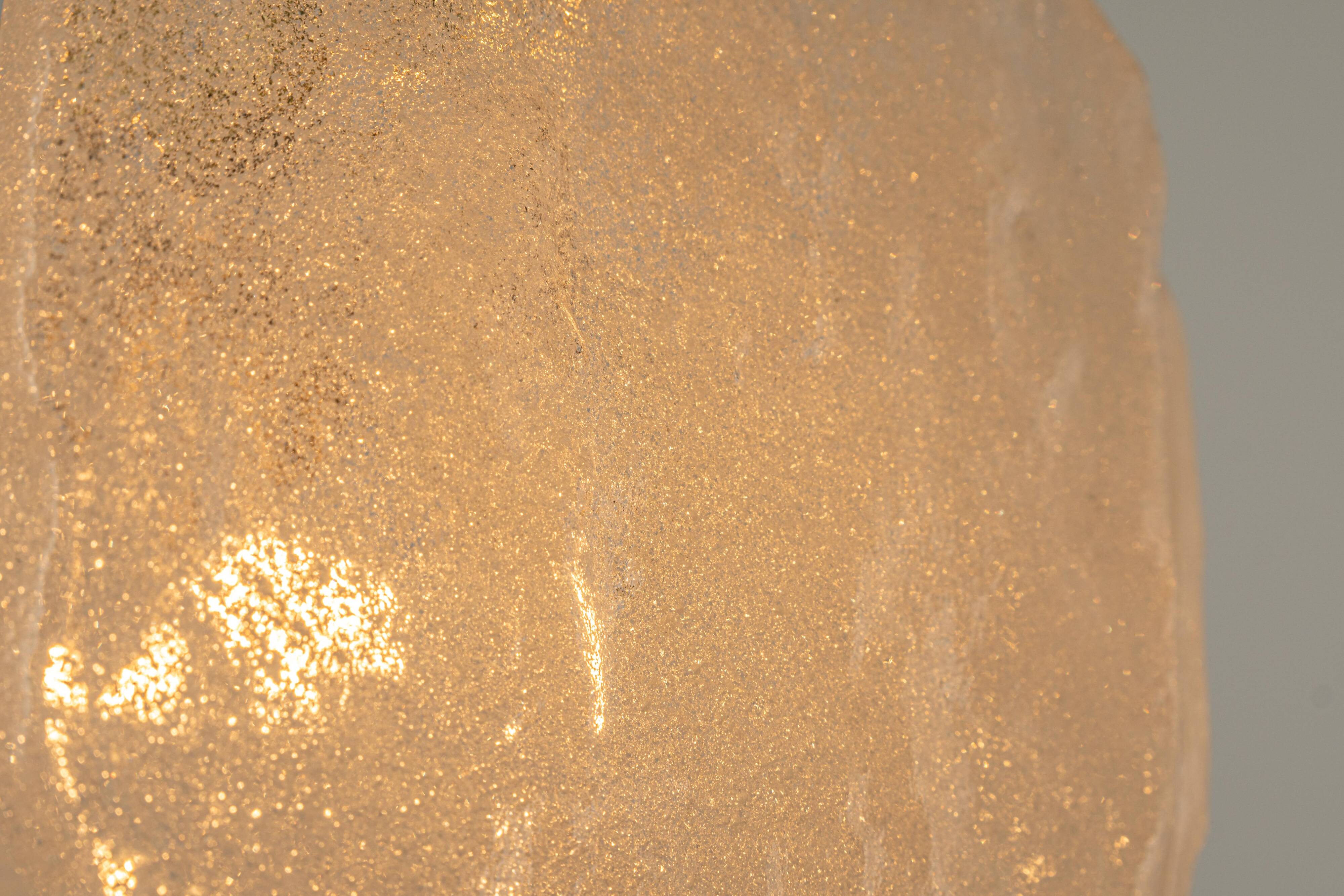 1 of 3 Small Murano glass pendant by Kalmar, Germany, 1960s