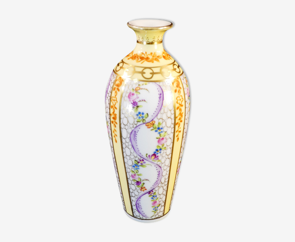 Vase en porcelaine de Limoges Jules Tessonniere