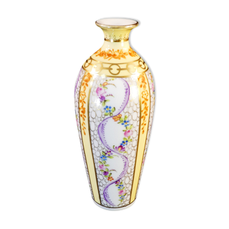 Porcelain vase from limoges Jules Tessonniere