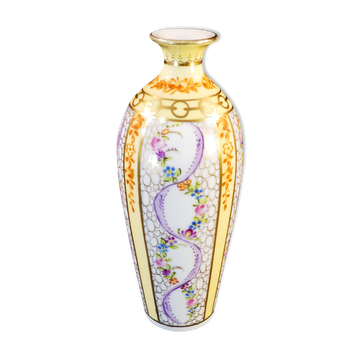 Porcelain vase from limoges Jules Tessonniere