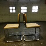 Set of four B32 chairs by Marcel Breuer
