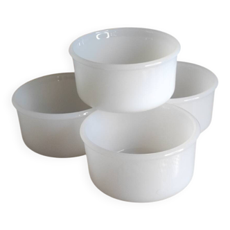 Vintage Arcopal Opaline Ramekins