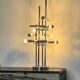 Large 70' Italian chrome table lamp by Stilux Milano