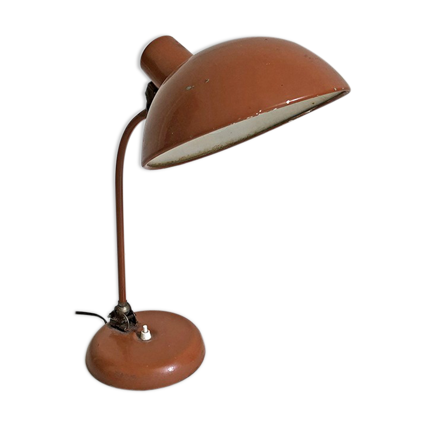 Vintage lamp 60 dark orange
