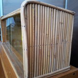 Showcase shel wicker 1950