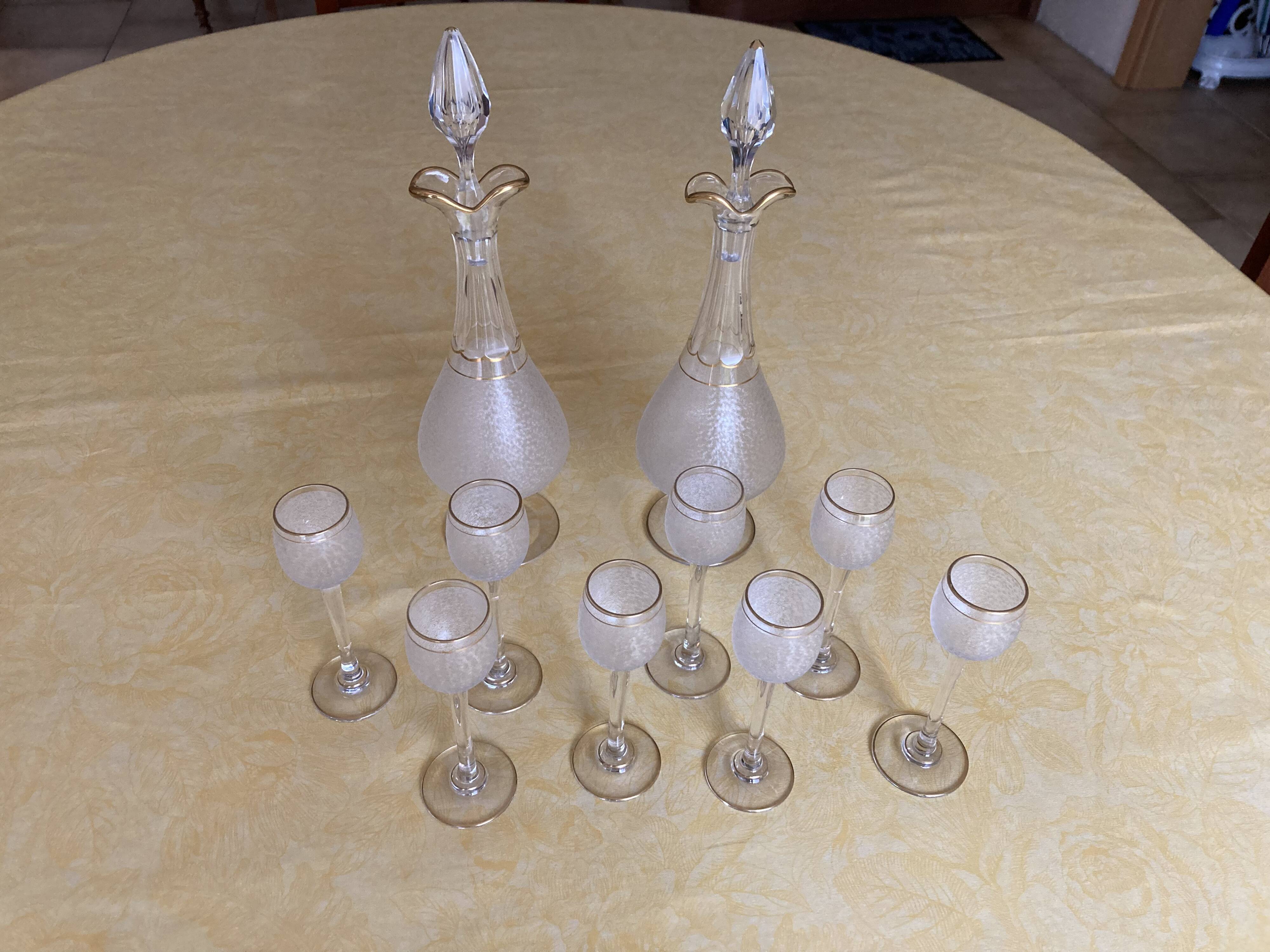 Liqueur Service Saint-Louis 1900